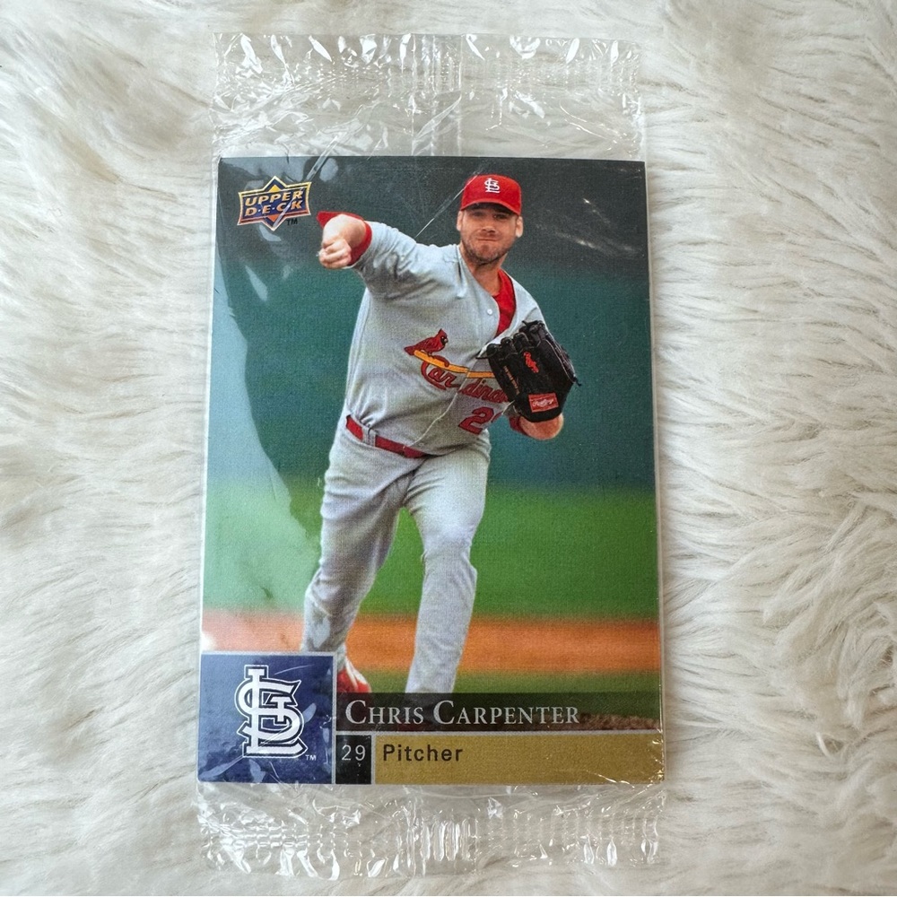 💚 UPPER DECK UNOPENED ST LOUIS CARDINALS 9 PIECE BASEBALL TRADING CARDS ⚾️